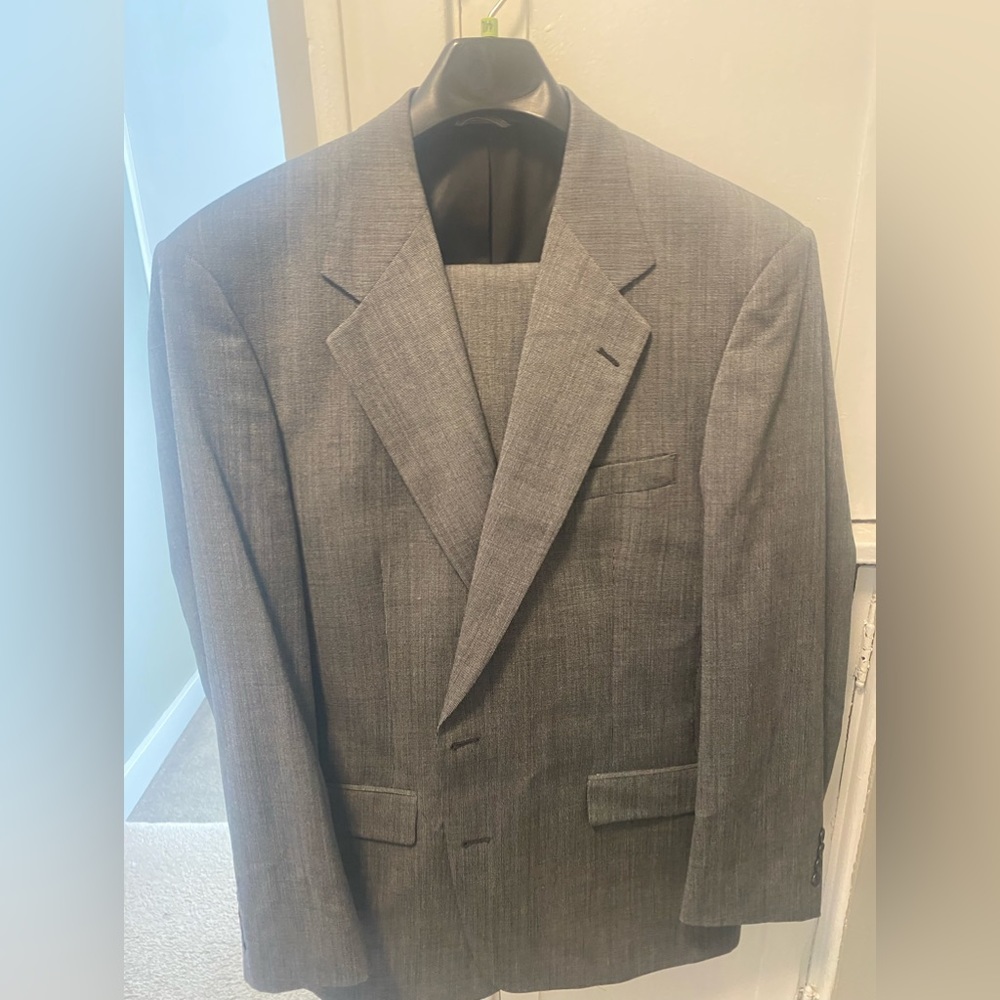 Charcoal Tic 2 Piece Suit